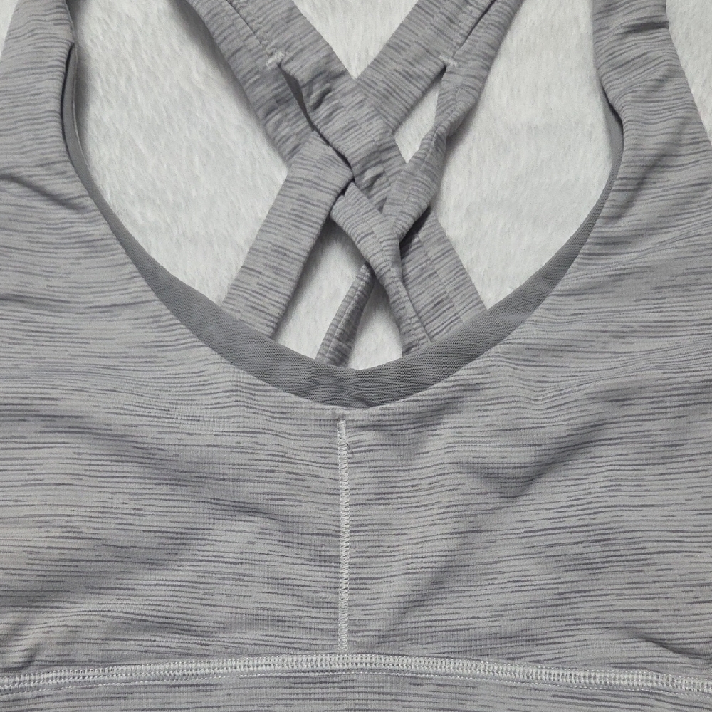 Lululemon Athletica Heather Gray Sports Bra - Picture 5 of 5